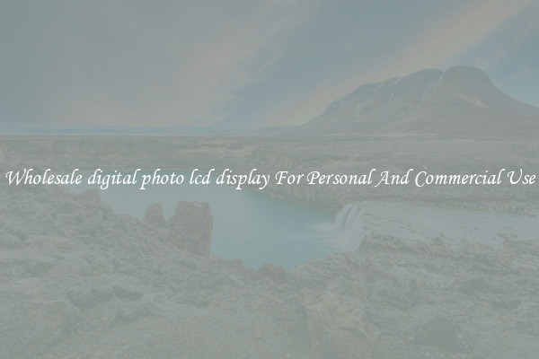 Wholesale digital photo lcd display For Personal And Commercial Use