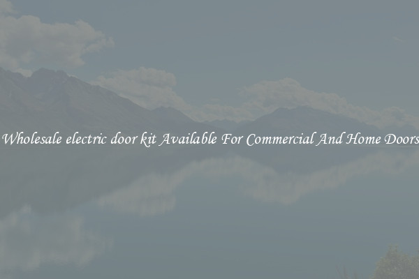 Wholesale electric door kit Available For Commercial And Home Doors