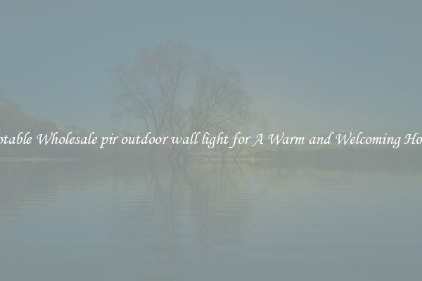 Notable Wholesale pir outdoor wall light for A Warm and Welcoming Home