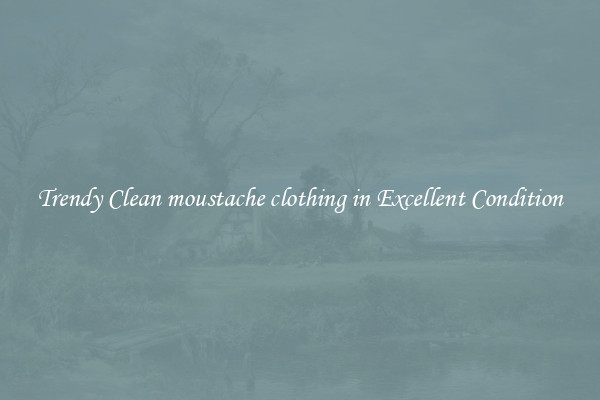 Trendy Clean moustache clothing in Excellent Condition